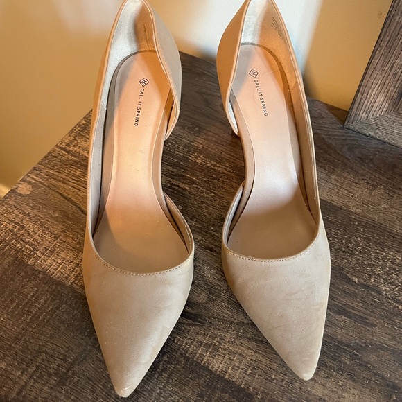 Call It Spring Beige Stilettos - Picture 4 of 5